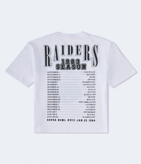 Las Vegas Raiders Super Bowl Boxy Graphic Tee Las Vegas Raiders Super Bowl Boxy Graphic Tee