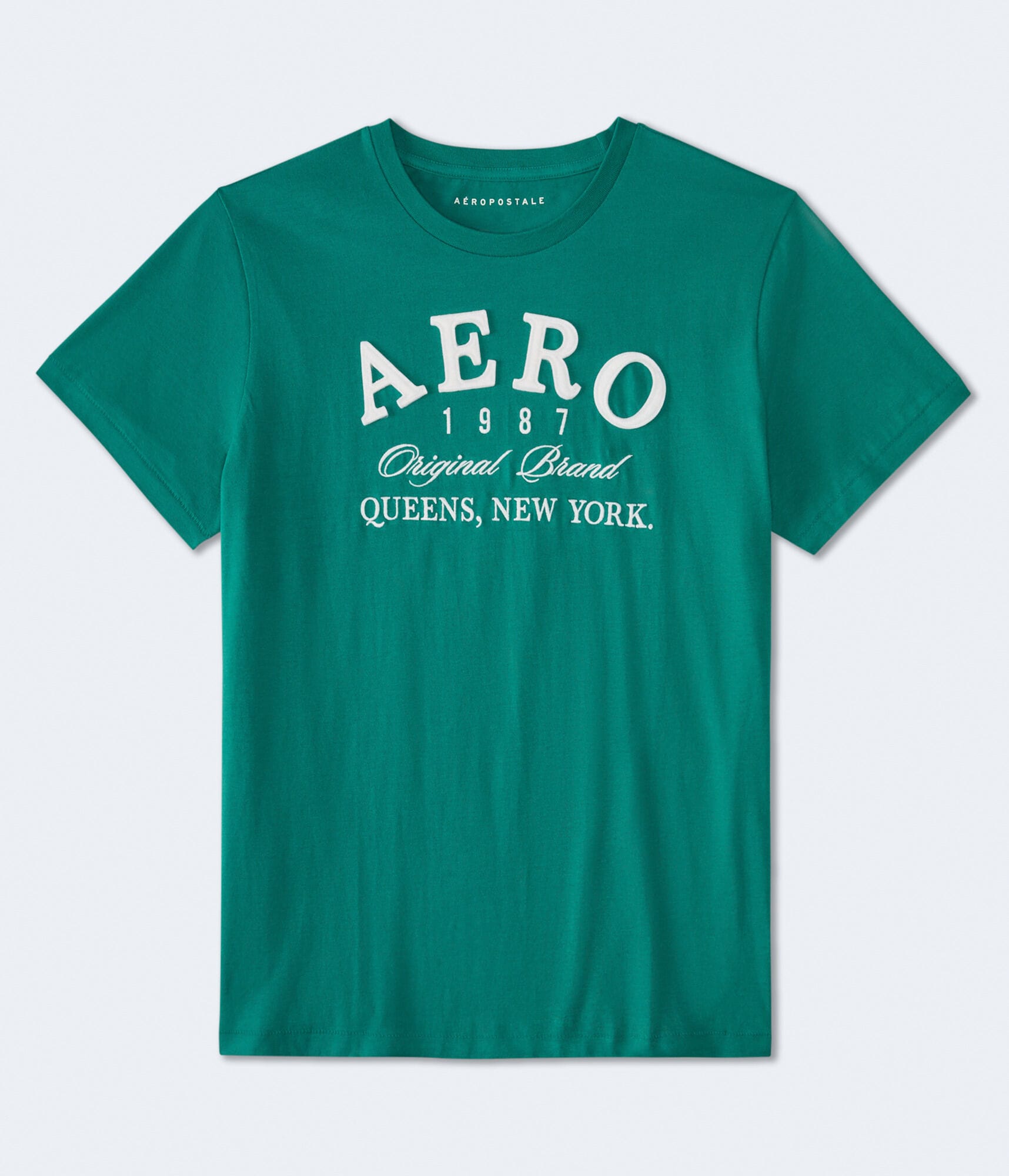 Aero Queens NY Appliqu&eacute; Graphic Tee