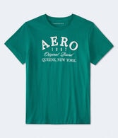 Aero Queens NY Appliqué Graphic Tee