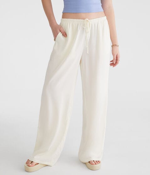 Satin Wide Leg Pants Satin Wide Leg Pants