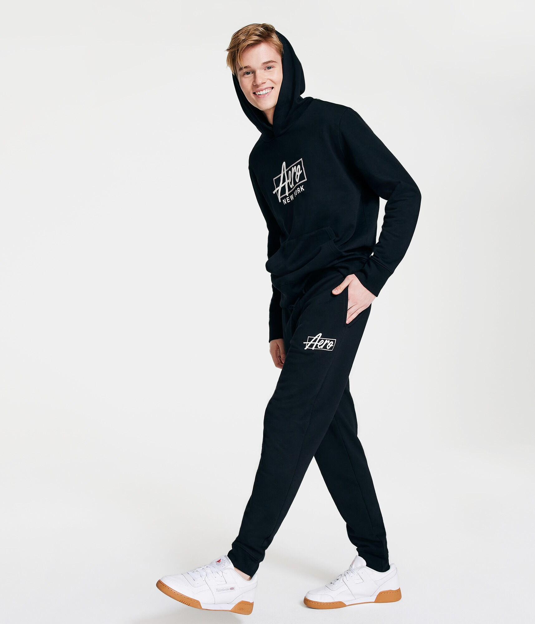 Aero New York Box Pullover Hoodie