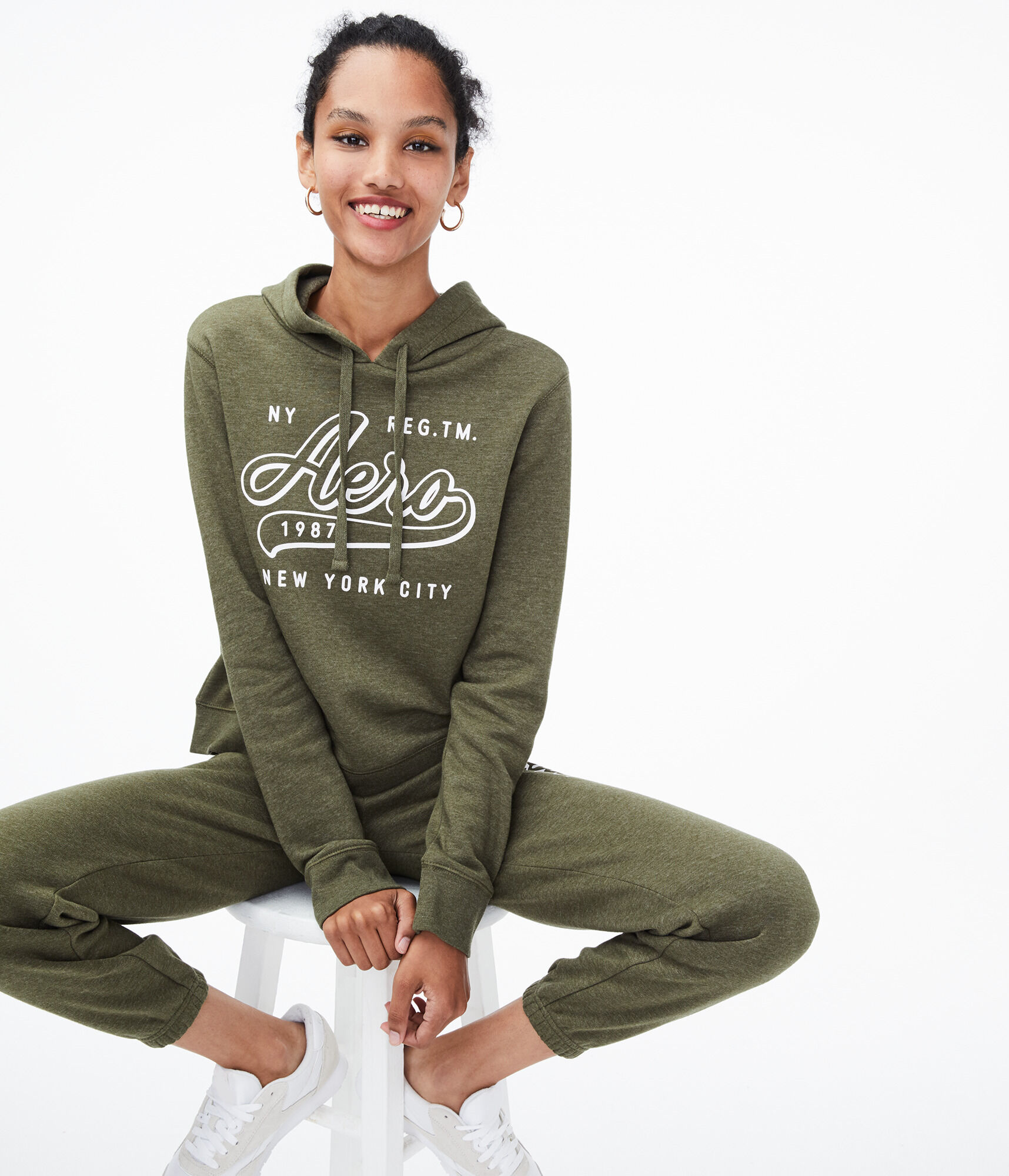 Aero Script Pullover Hoodie