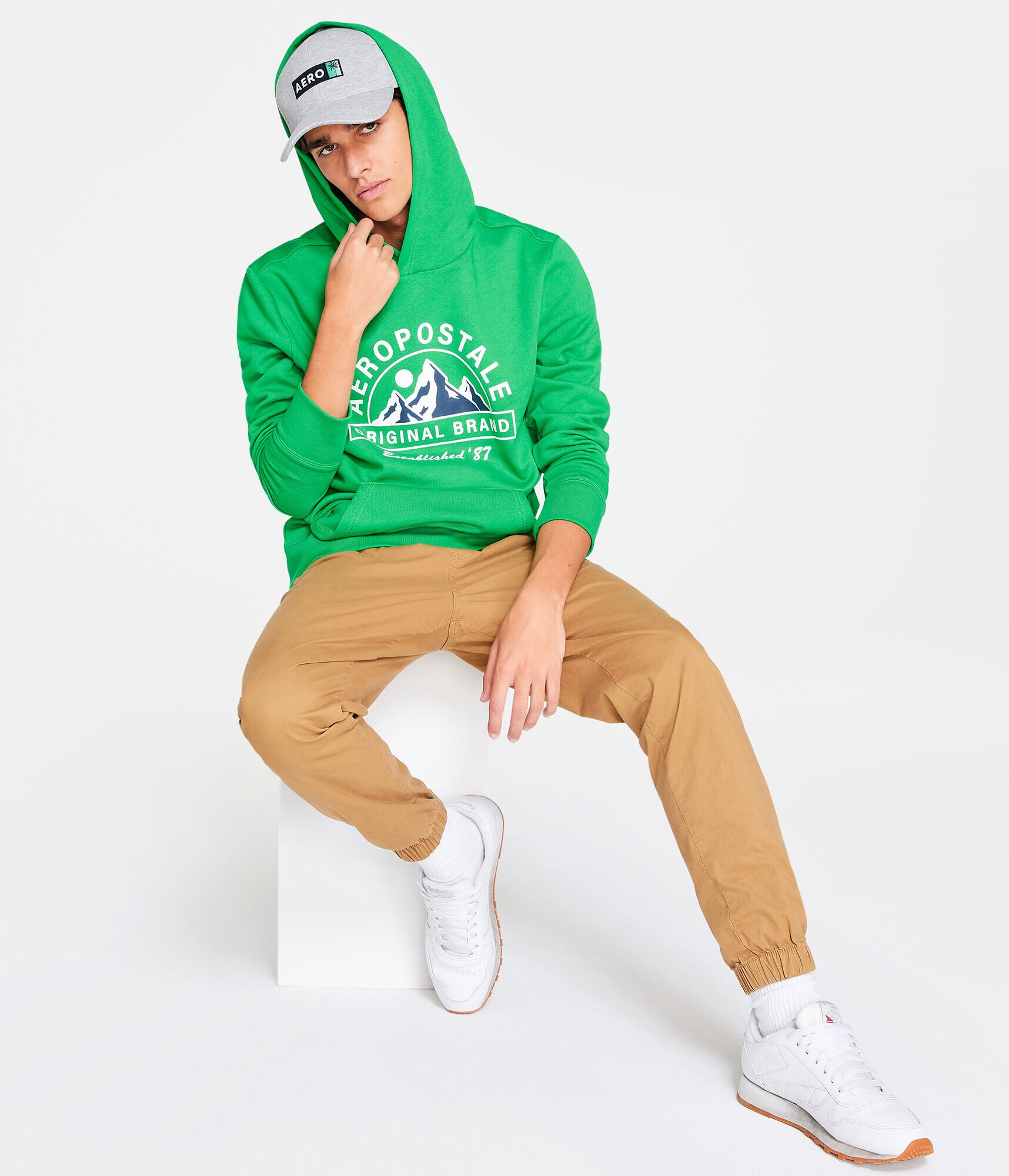 Aeropostale Mountains Pullover Hoodie