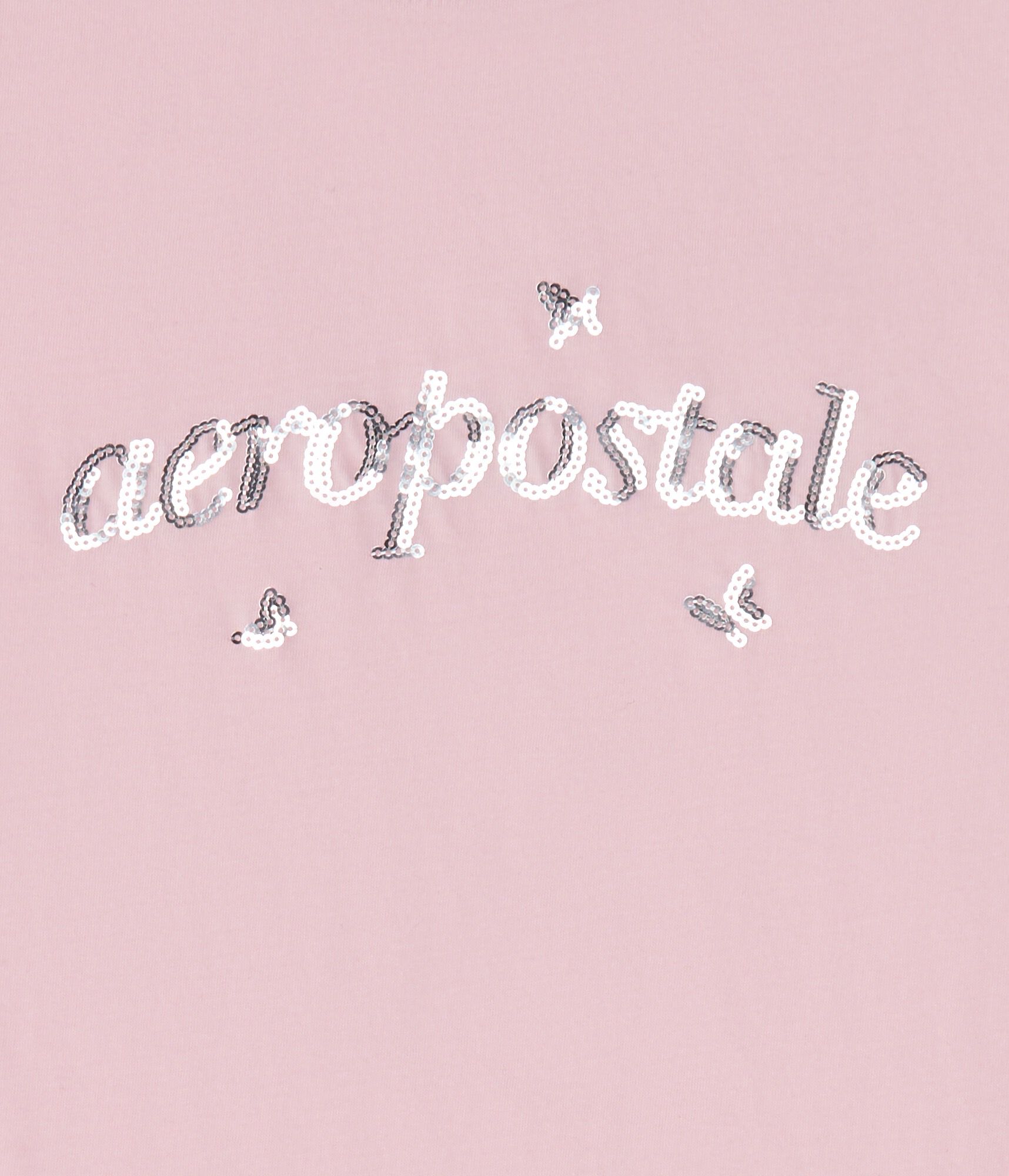 Aeropostale Sequin Graphic Tee