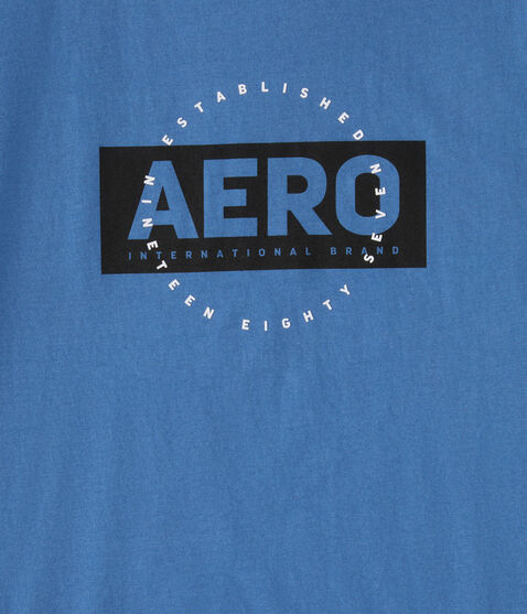 Aero Circle Box Logo Graphic Tee Aero Circle Box Logo Graphic Tee