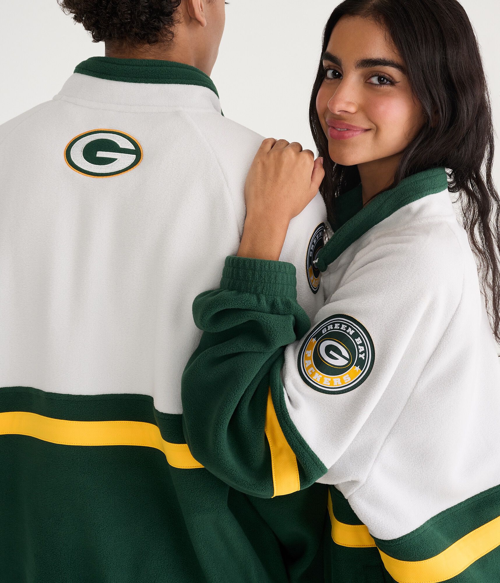 Green Bay Packers Polar Fleece Half-Zip Sweatshirt