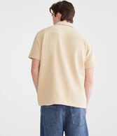 Short Sleeve Textured Stripe Shirt