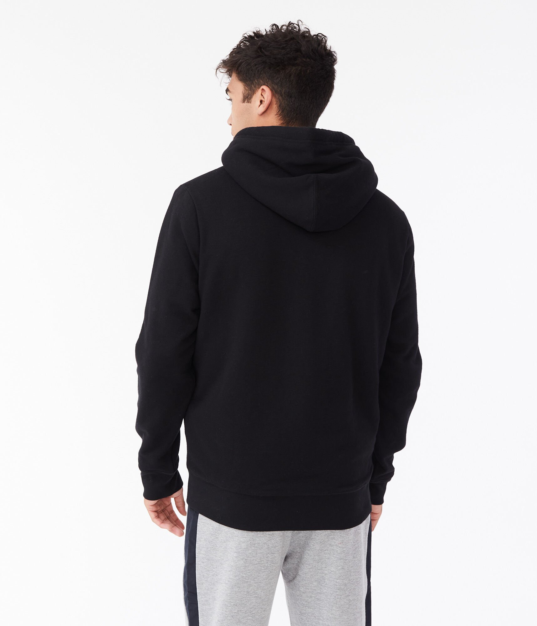 Aero 1987 NY Sherpa-Lined Full-Zip Hoodie