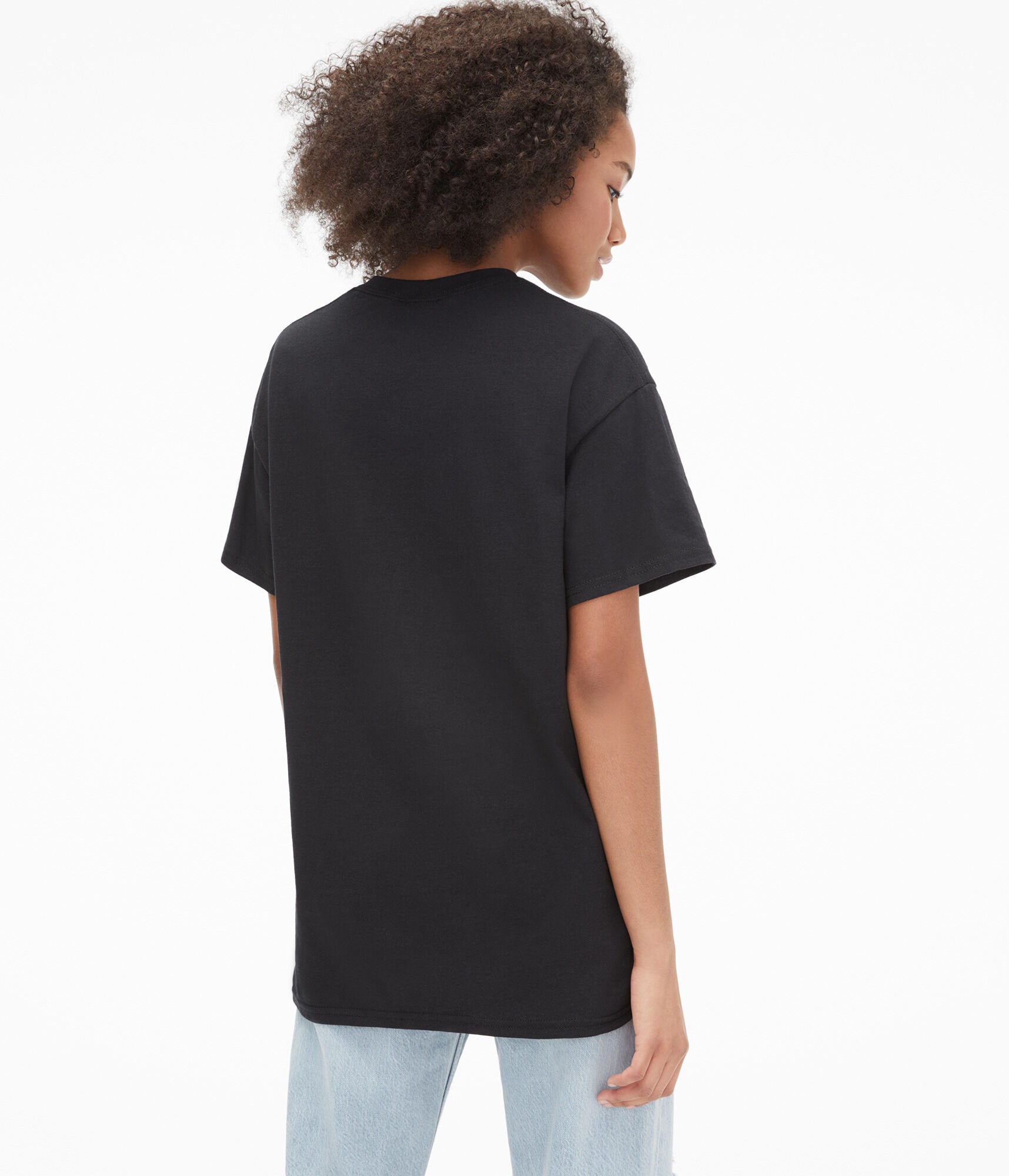 Metallica Flaming Skull Boyfriend Graphic Tee