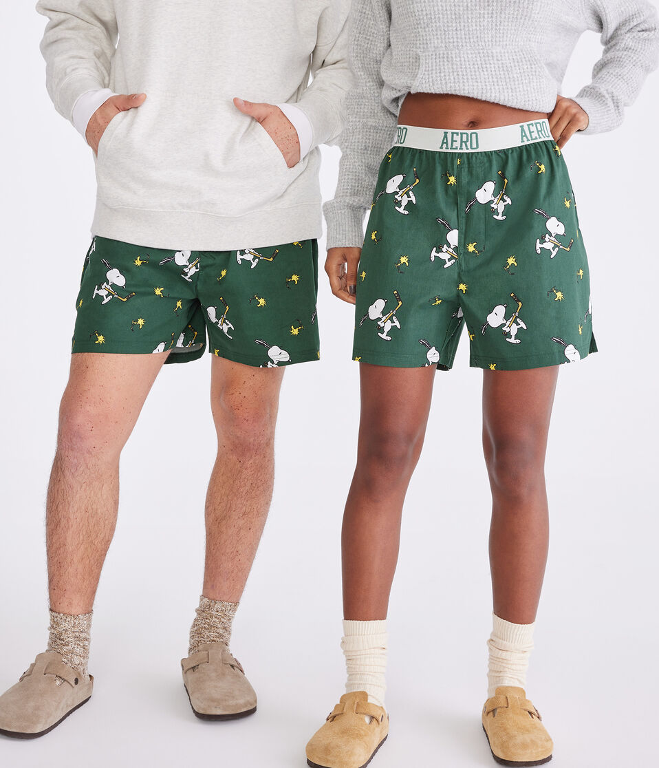 Peanuts® | Aéropostale Snoopy Hockey Woven Boxers
