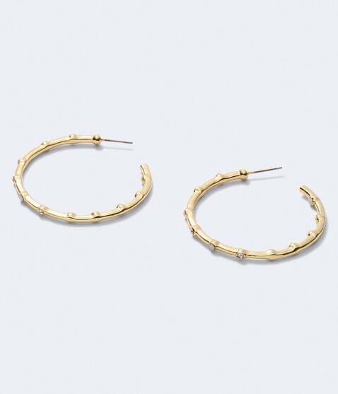 Tiny Rhinestone Hoop Earrings Tiny Rhinestone Hoop Earrings