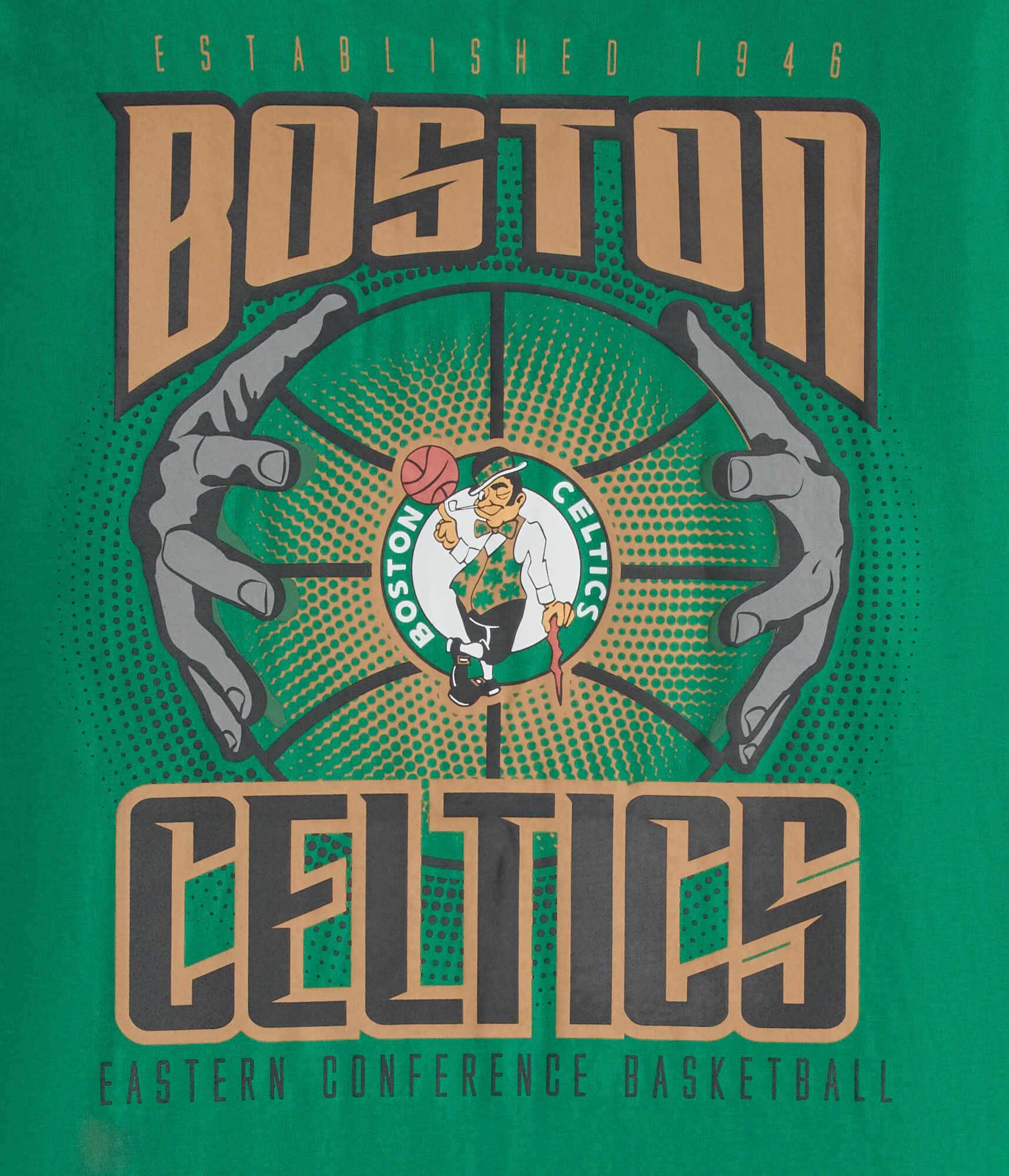 Boston Celtics Basketball Relaxed Graphic Tee