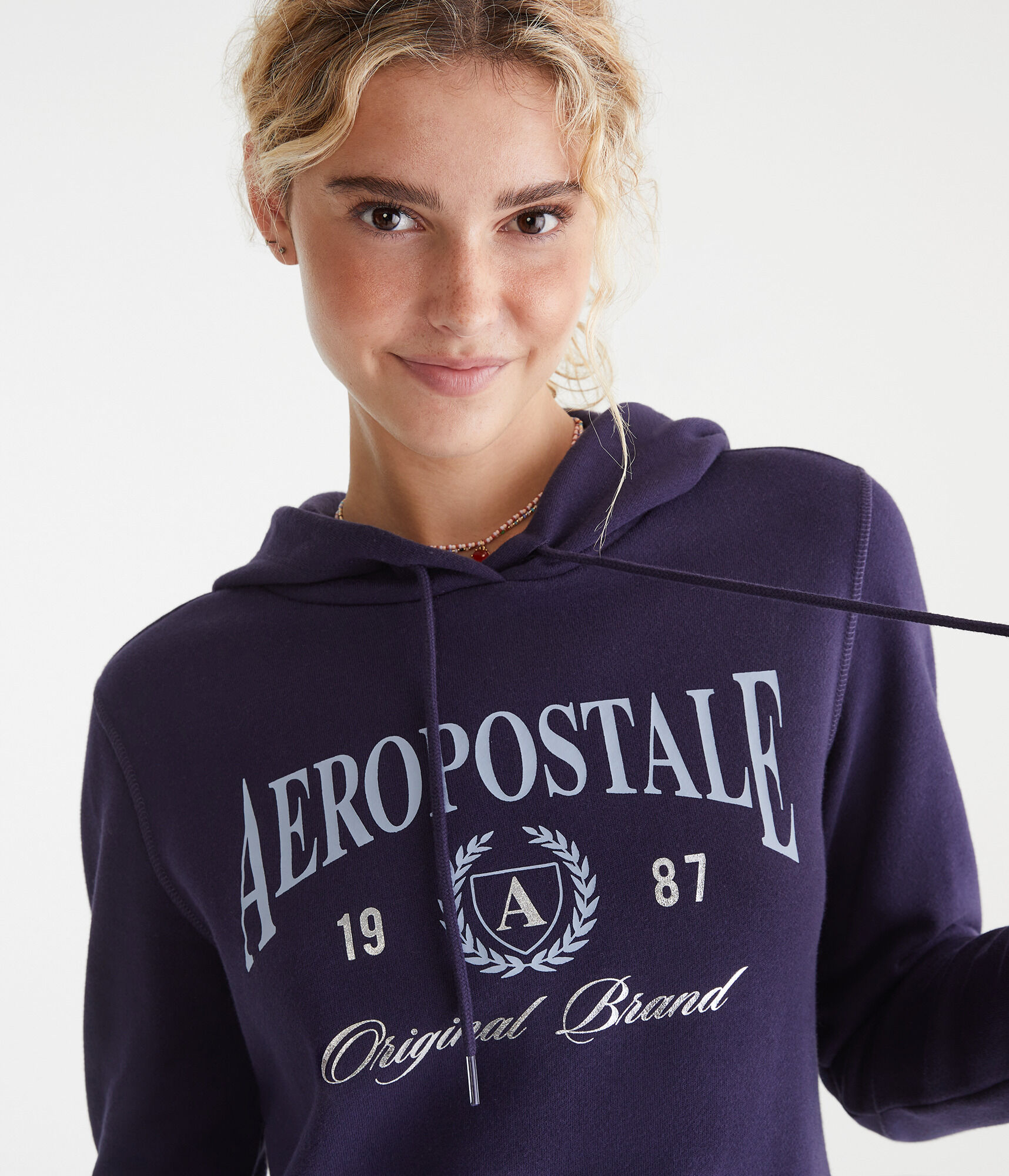 Aeropostale Original Crest Pullover Hoodie