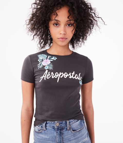 Aero Hibiscus Graphic Tee Aero Hibiscus Graphic Tee