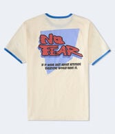 No Fear Relaxed Ringer Graphic Tee