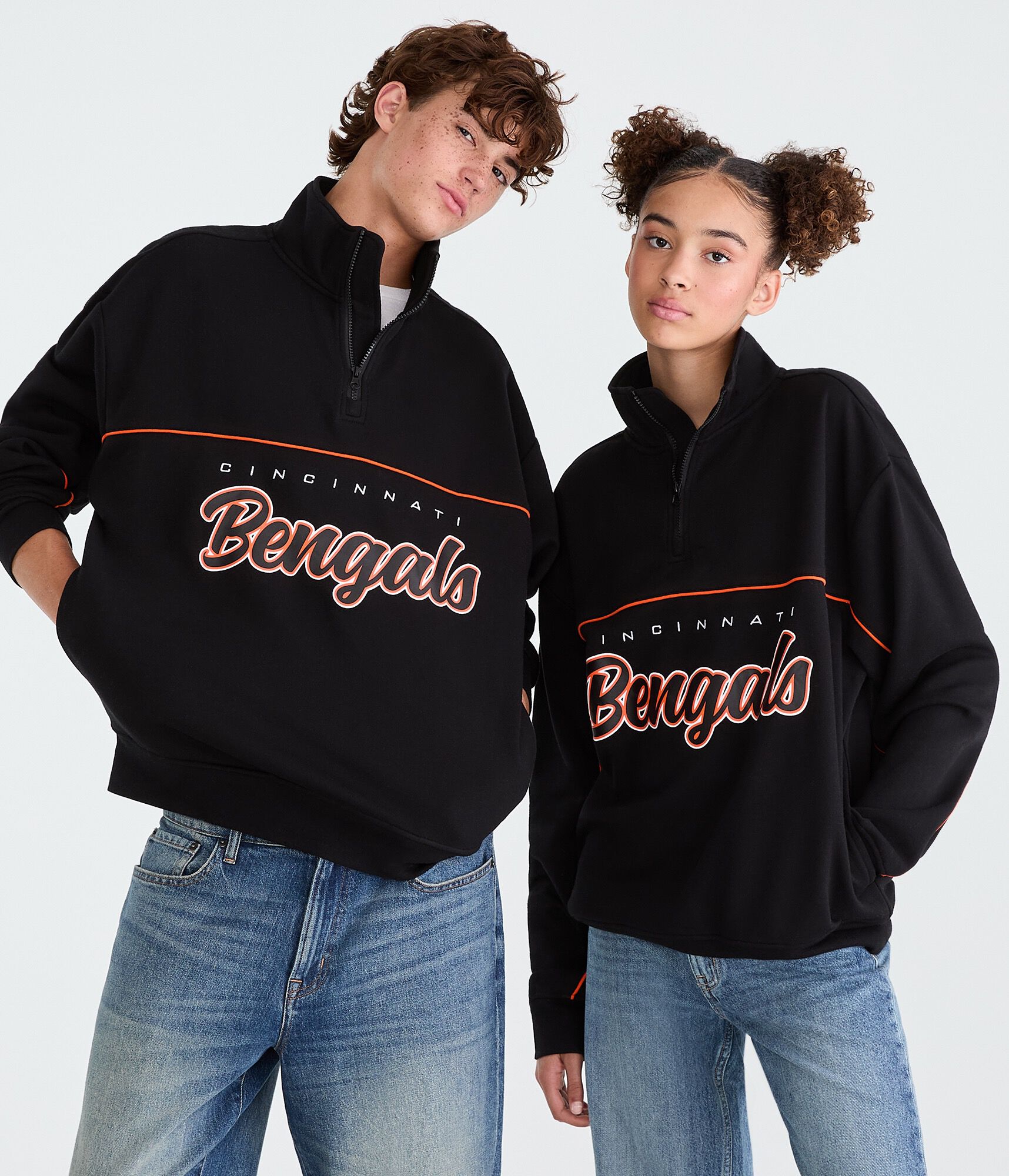 Cincinnati Bengals Quarter-Zip Sweatshirt
