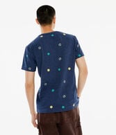 Peace Floral Smiley Graphic Tee