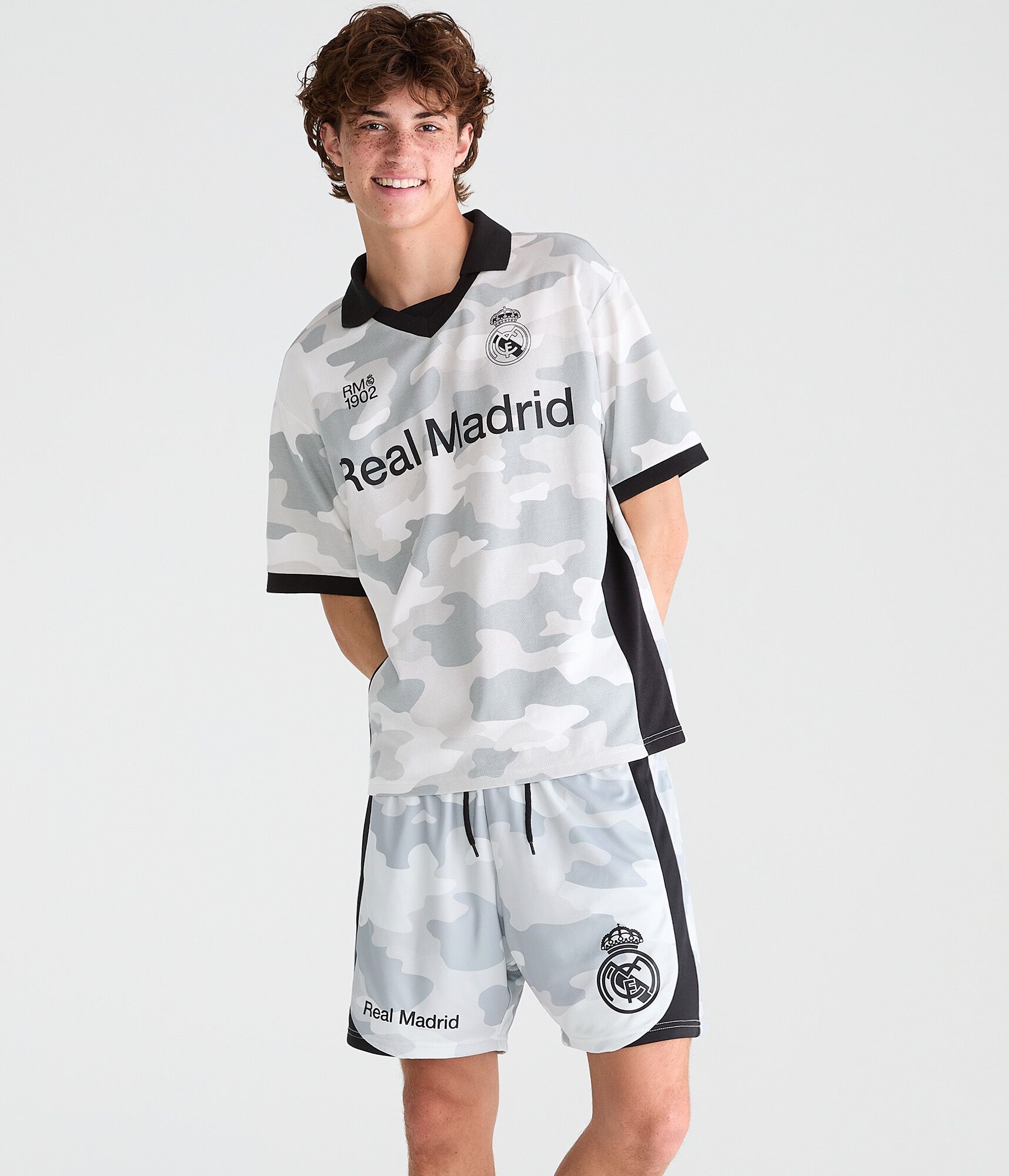 Real Madrid Camo Mesh Shorts