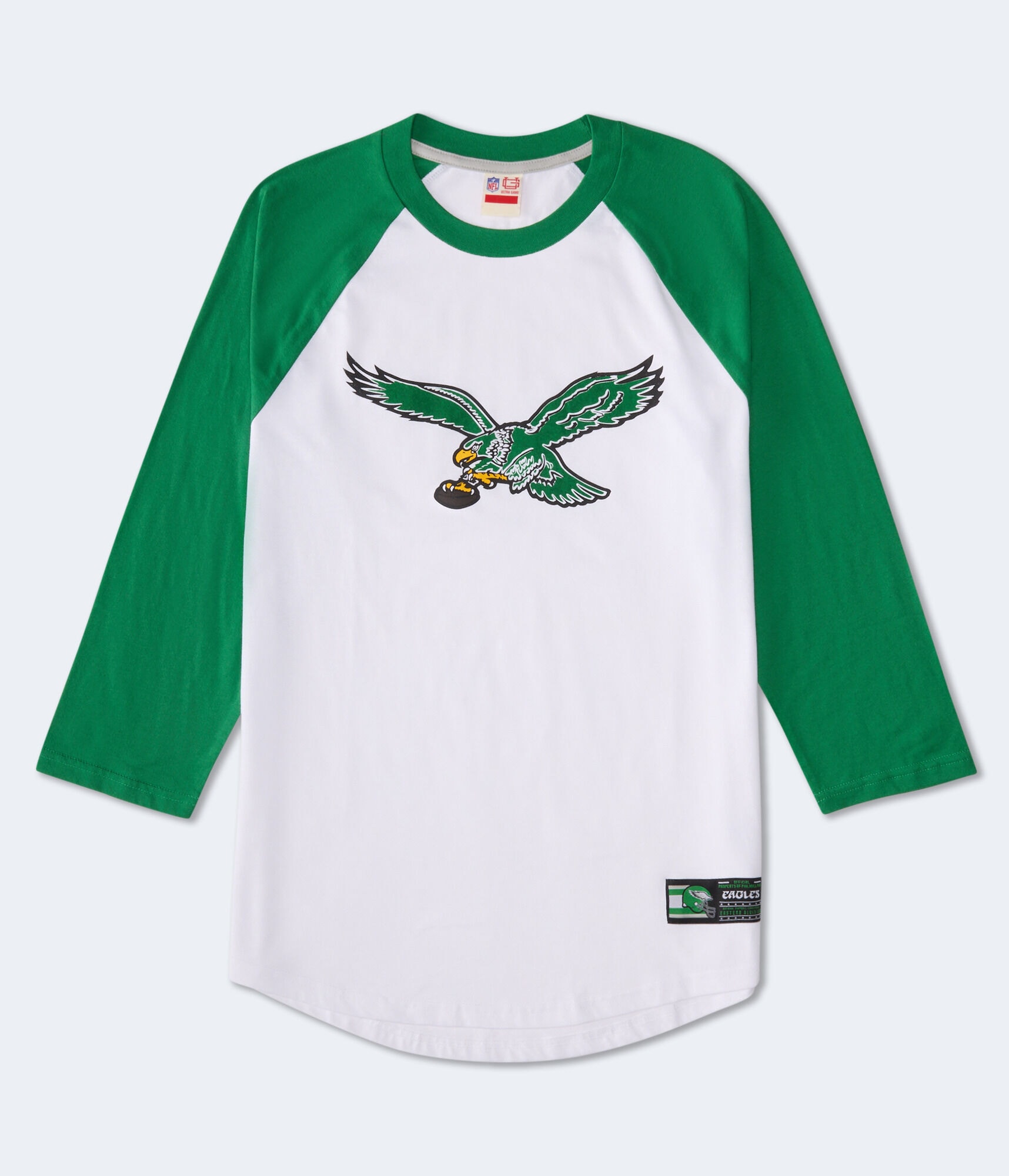 3/4 Sleeve Philadelphia Eagles Relaxed Raglan Tee