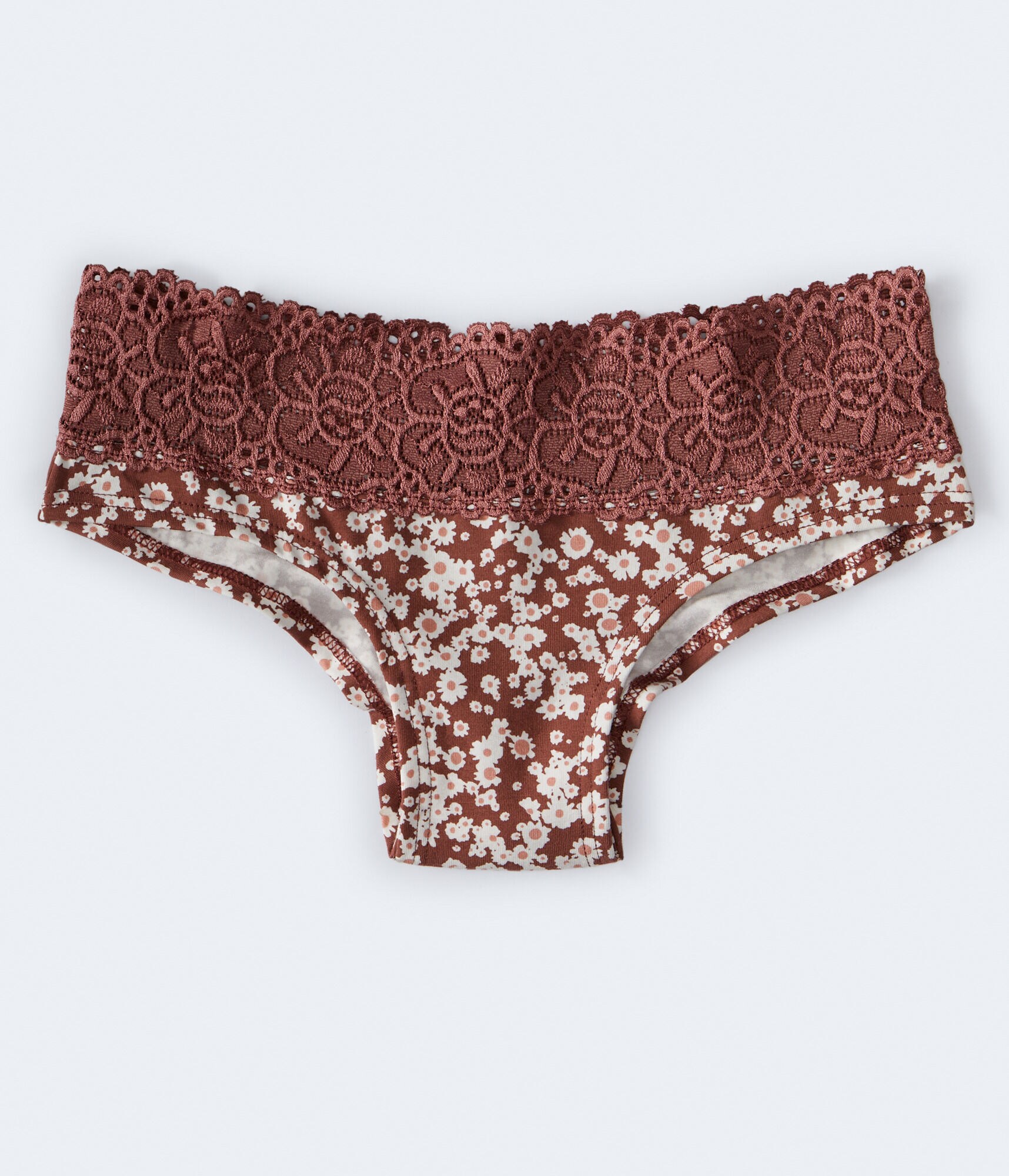 Floral Lace-Trim Cheeky