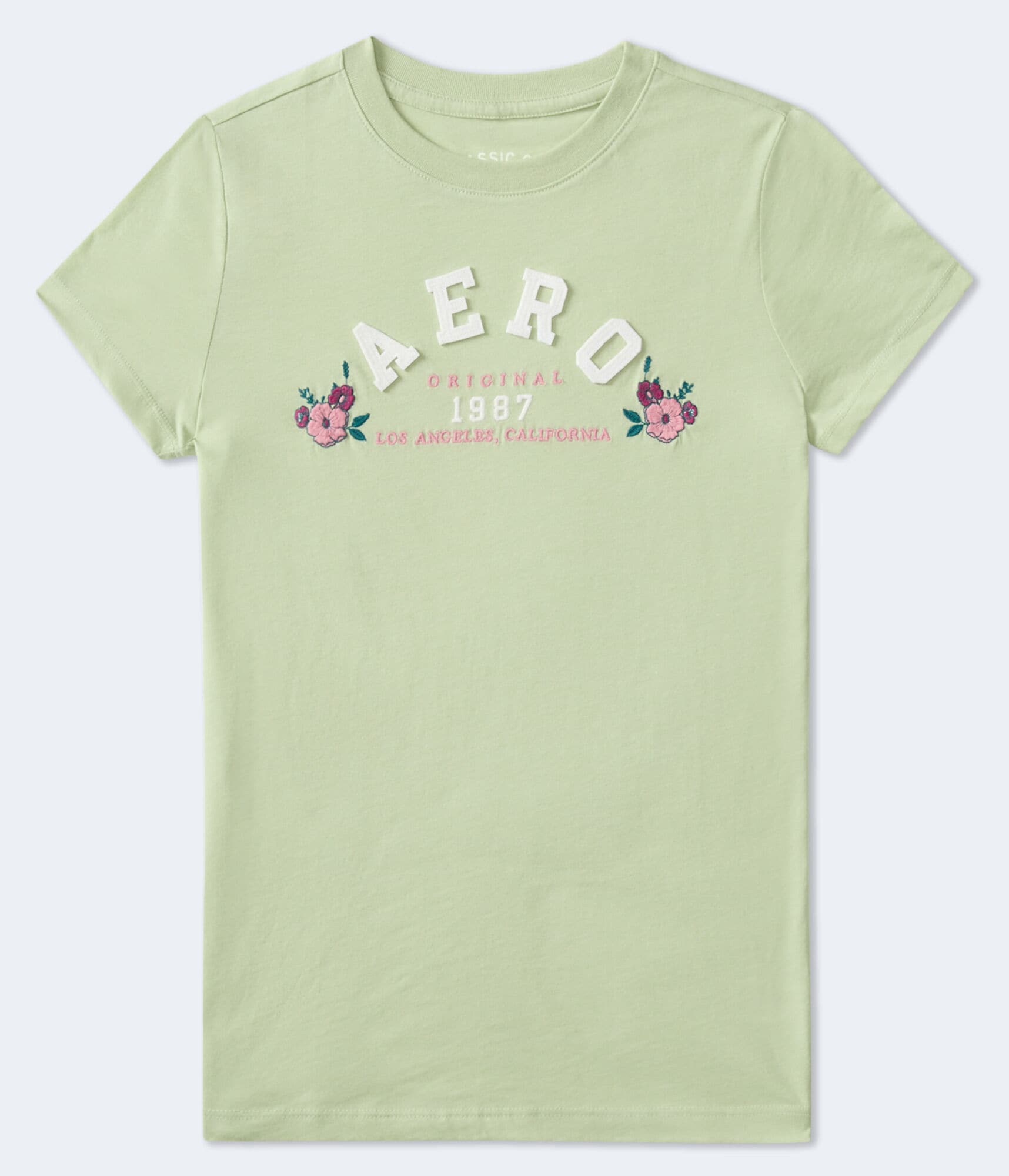 Aero Arch Floral Appliqué Graphic Tee