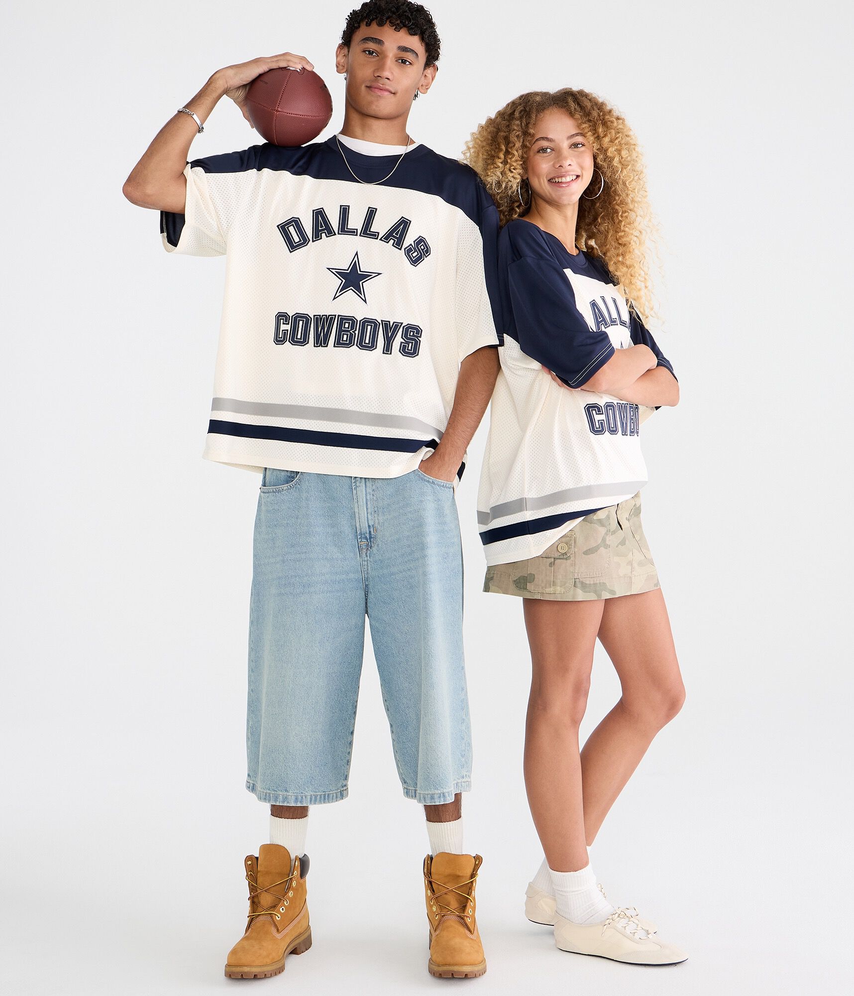 Dallas Cowboys Colorblock Mesh Top
