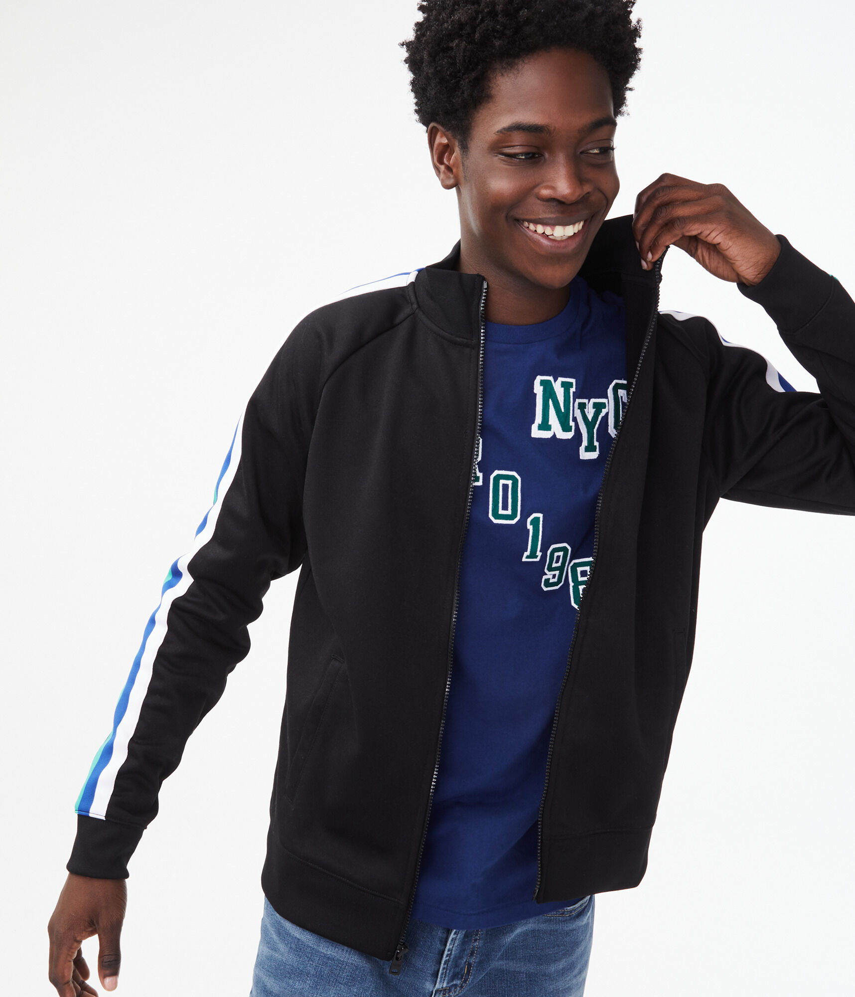 Striped Track Jacket