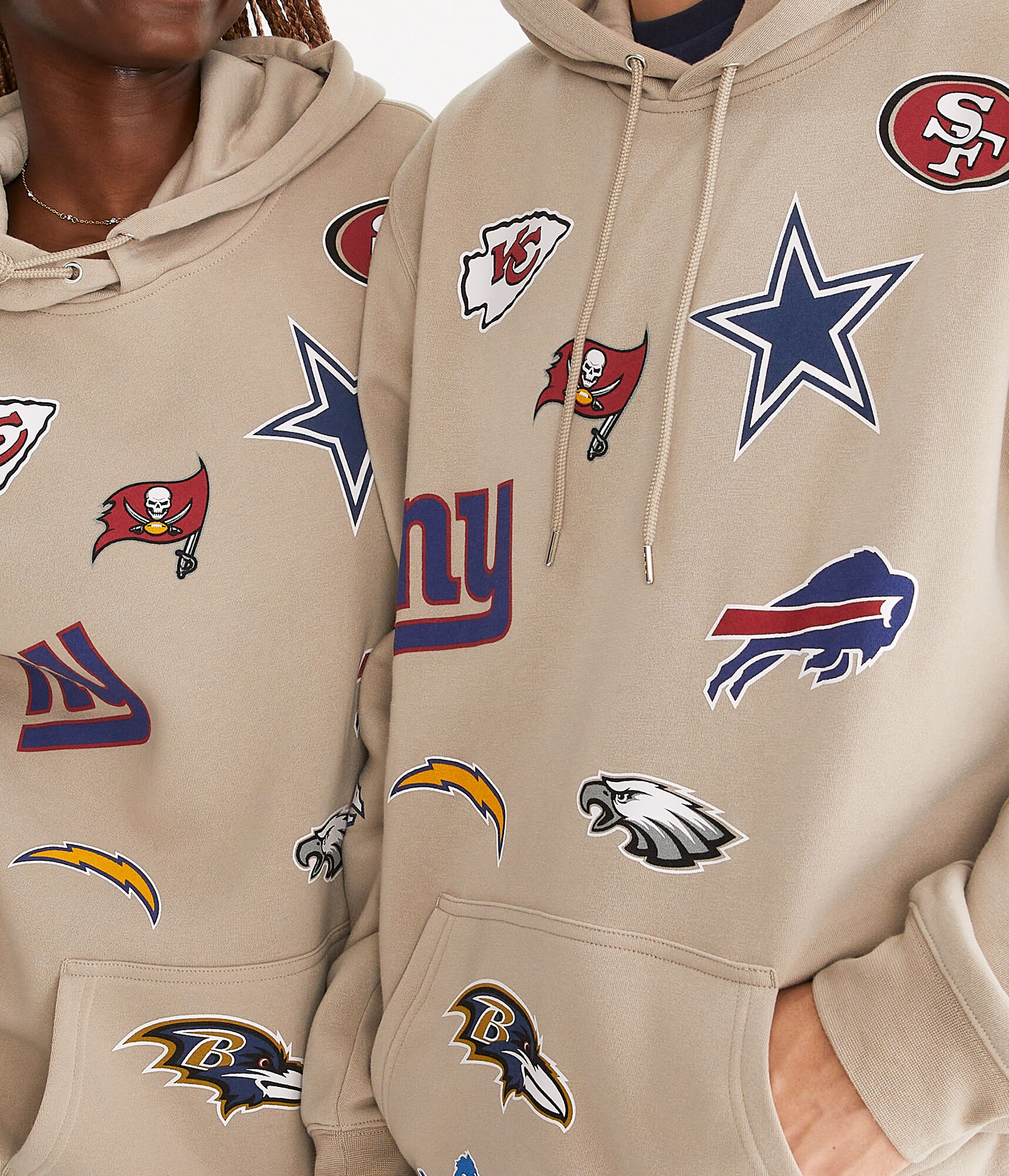 NFL Team Logos Pullover Hoodie