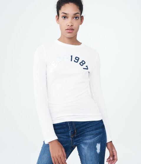 Long Sleeve Aero 1987 Graphic Tee Long Sleeve Aero 1987 Graphic Tee