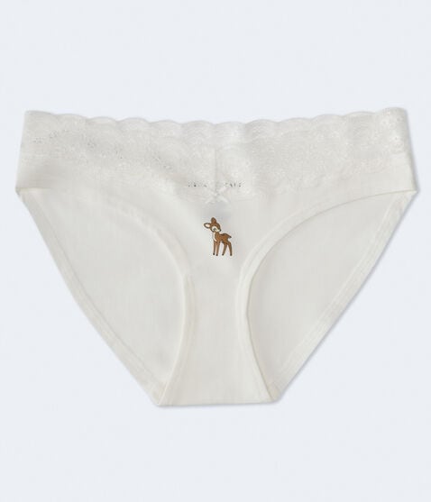 Fawn Lace-Trim Hipster Fawn Lace-Trim Hipster