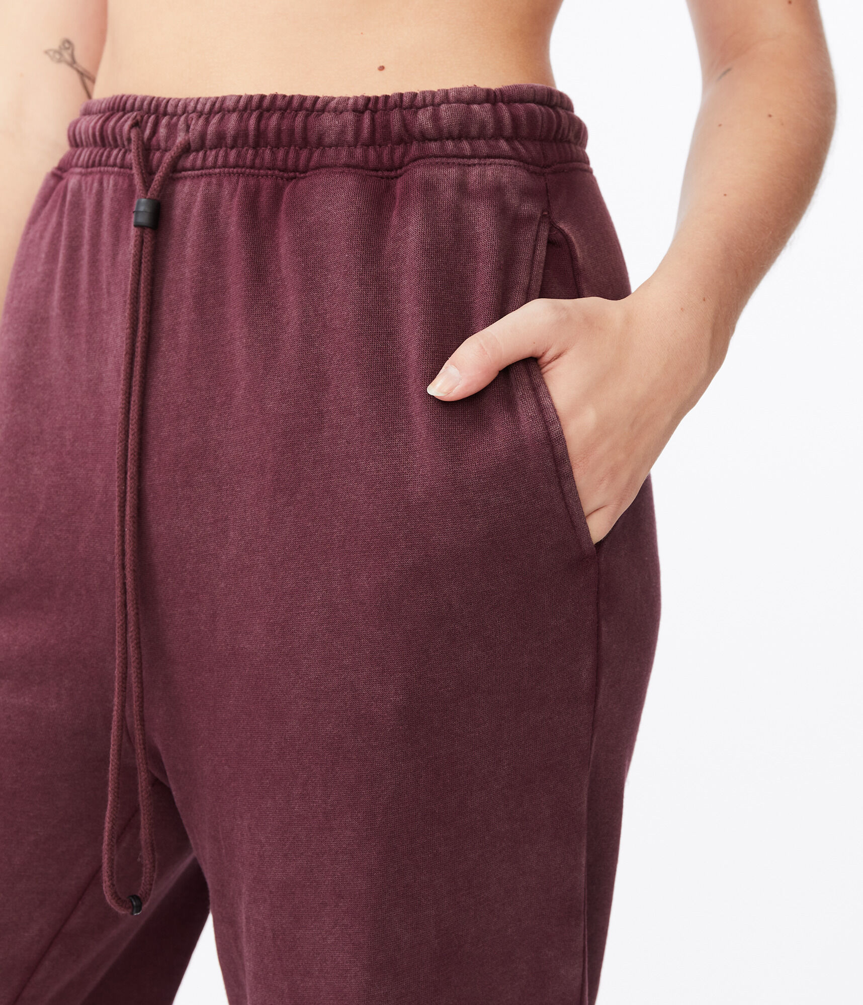 Baggy High-Rise Cinched Sweatpants