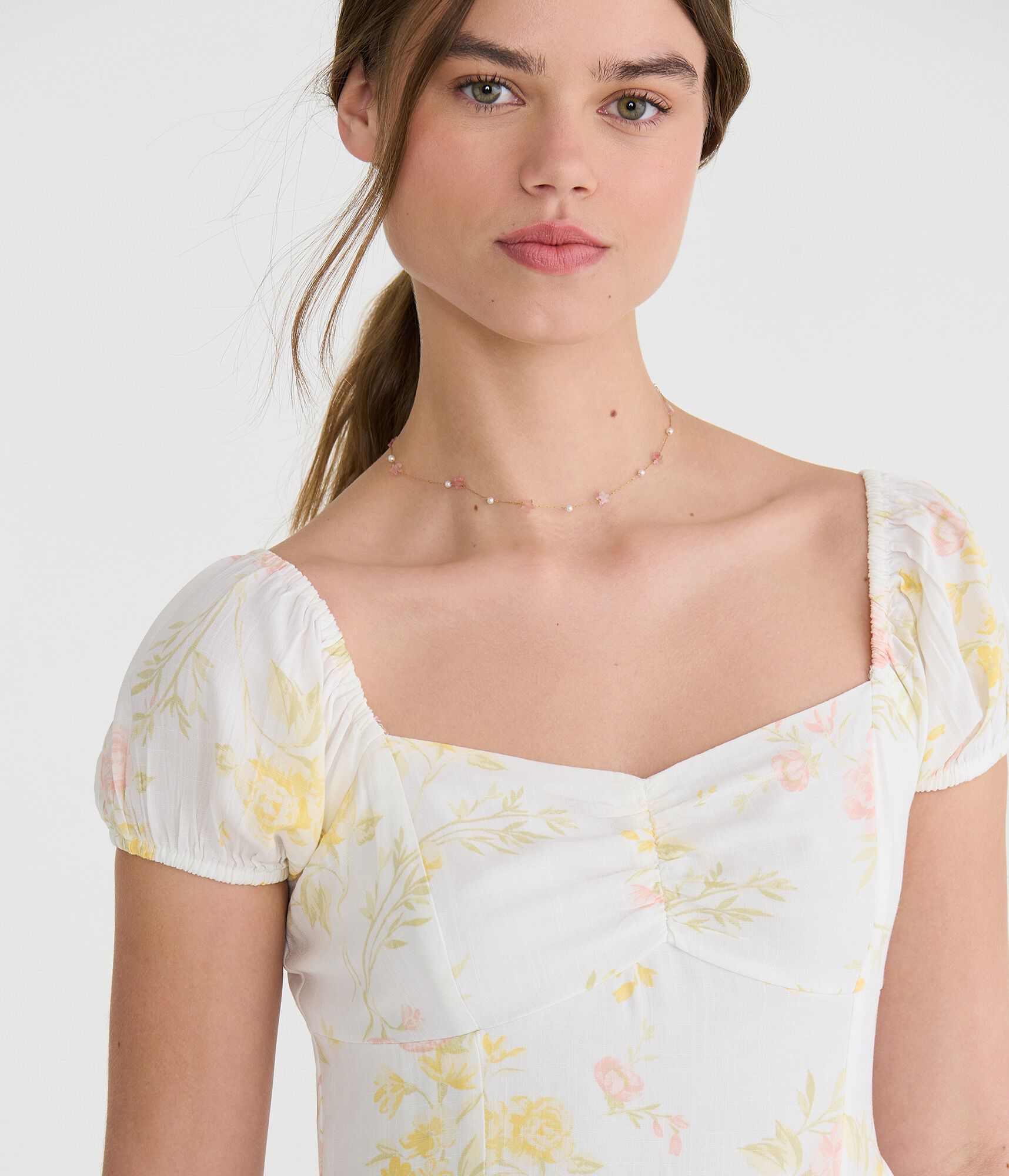 Floral Sweetheart Fit &amp; Flare Mini Dress