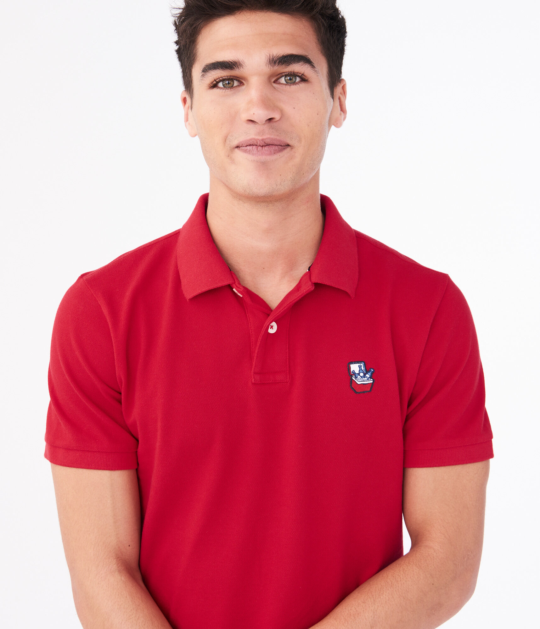 Novelty Patch Piqu&eacute; Polo