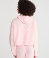 Lace Bow Cozy Sweater Hoodie
