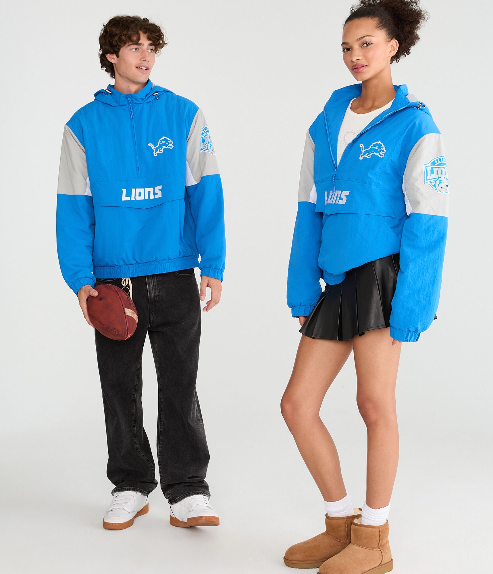Detroit Lions Hooded Sideline Jacket