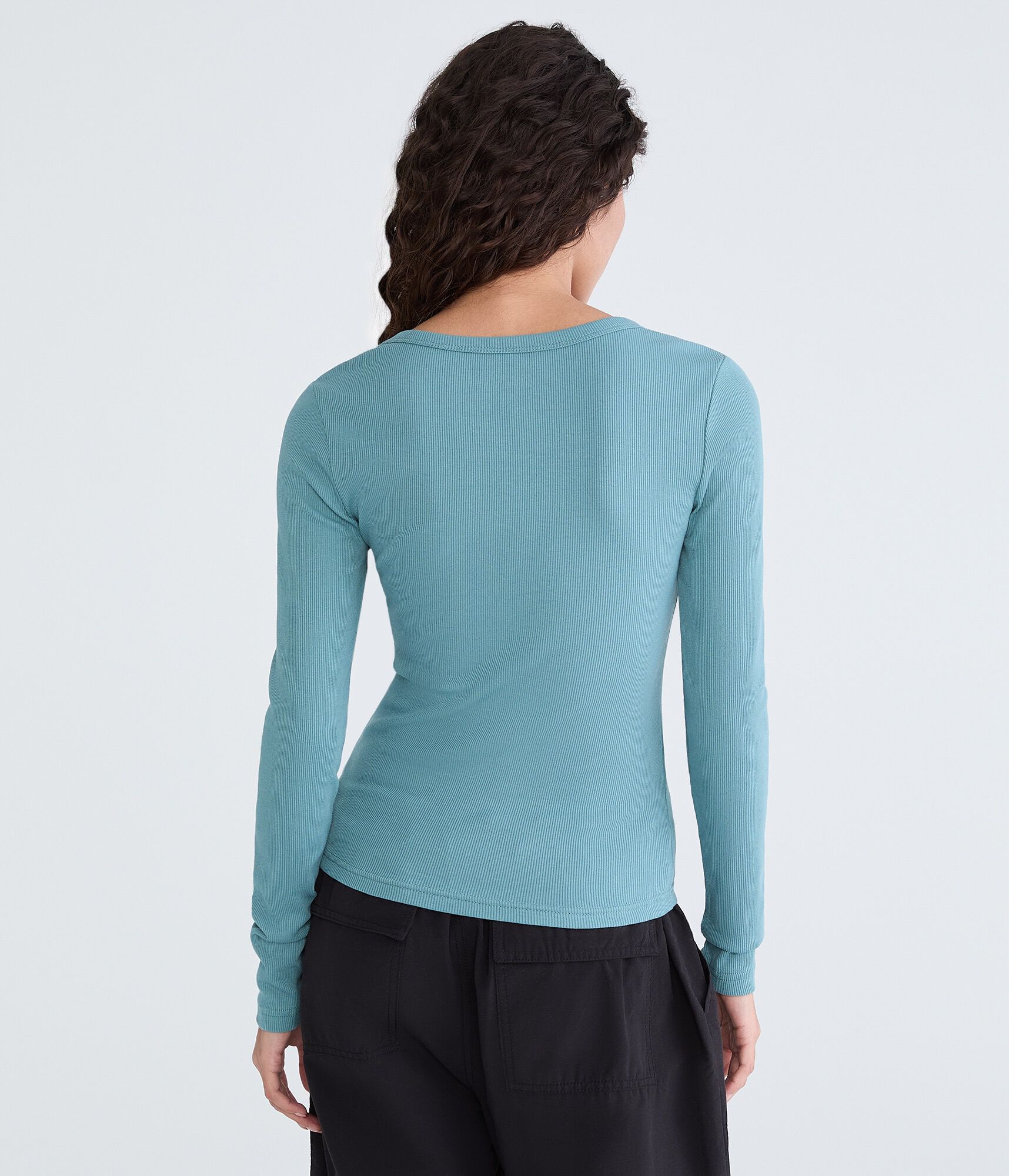 Long Sleeve Butterfly Barbed Wire Graphic Tee