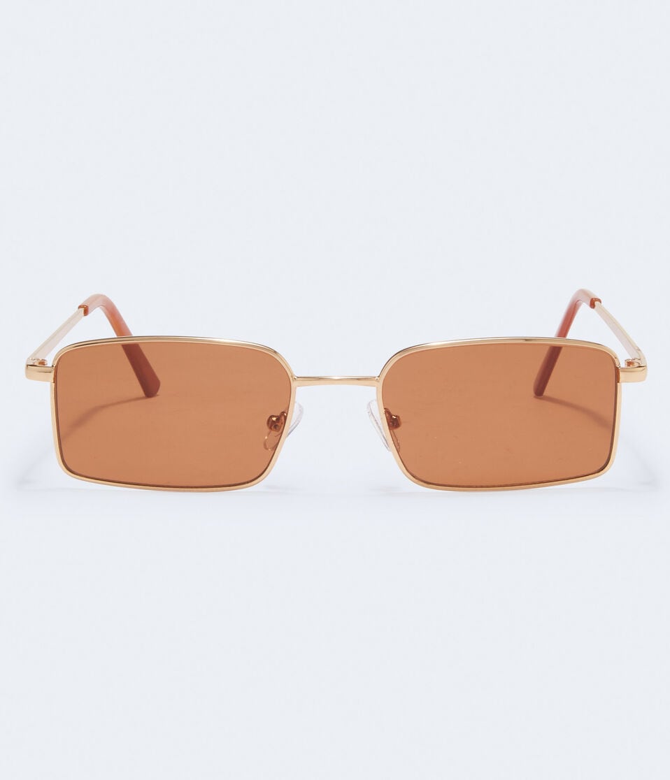 Rectangle Metal Sunglasses