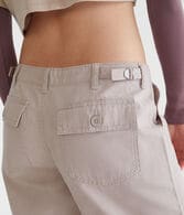 Low-Rise Straight Leg Pants