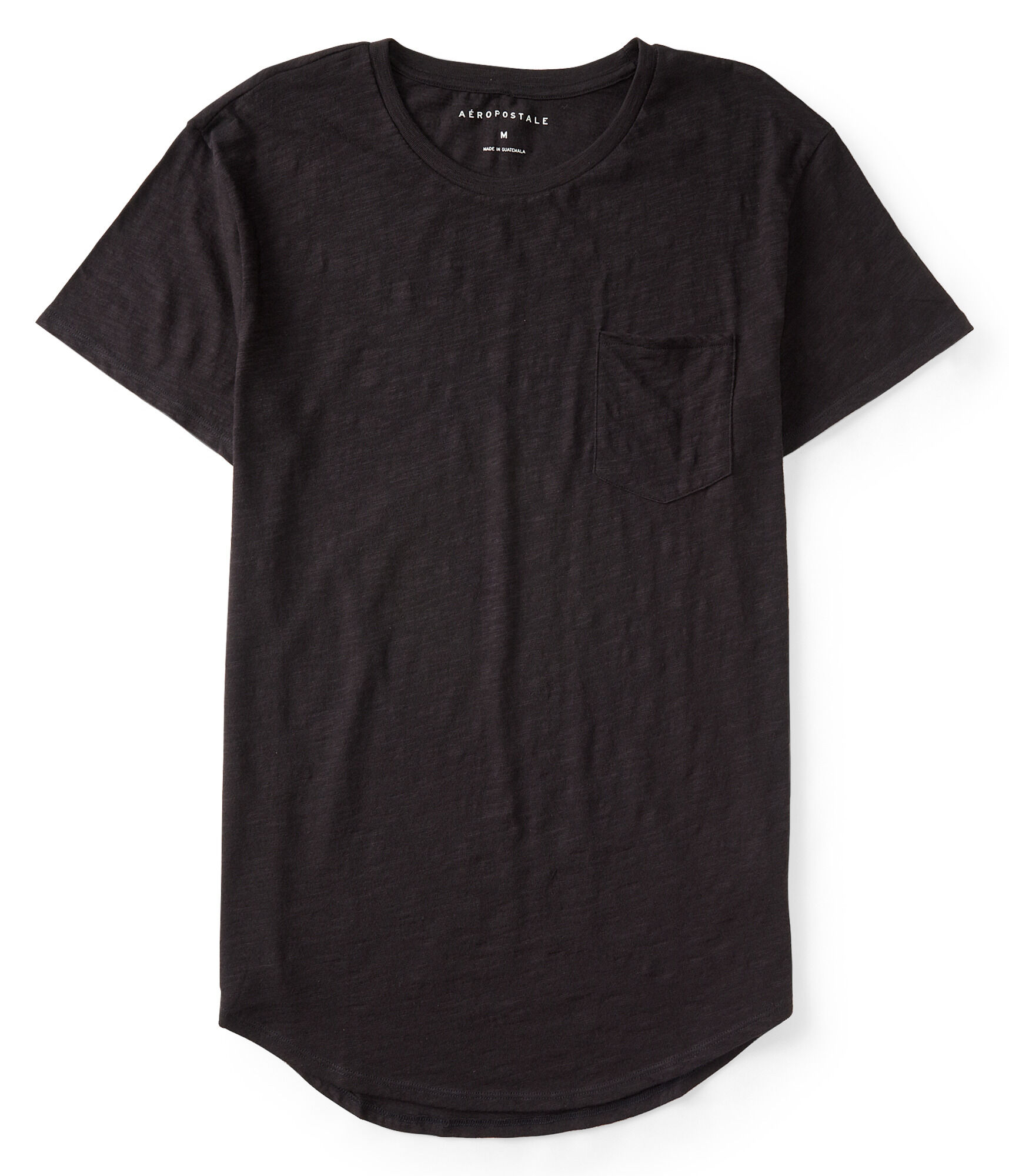 Solid Long Line Pocket Tee