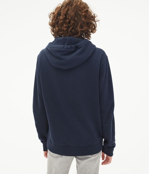 Aeropostale Letter Box Logo Pullover Hoodie Aeropostale Letter Box Logo Pullover Hoodie