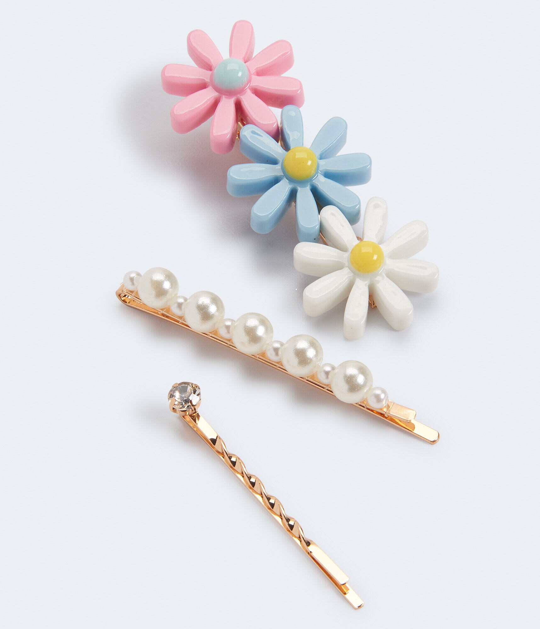Daisy Trio Hair Clip 3-Pack
