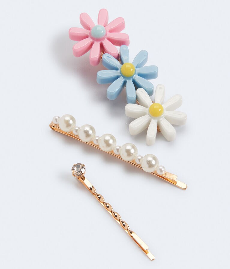 Daisy Trio Hair Clip 3-Pack