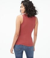 Ribbed V-Neck Tank
