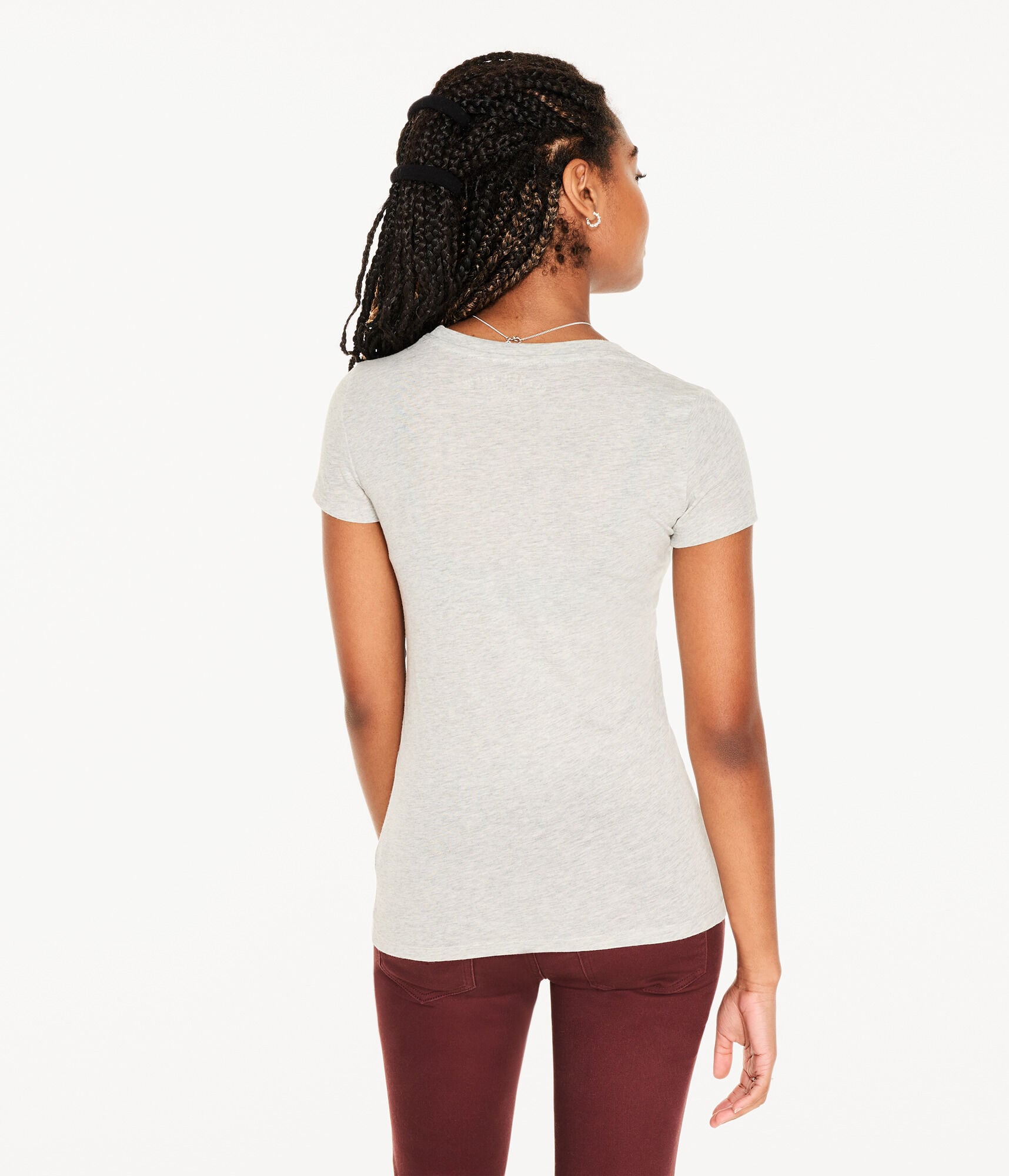 Aeropostale 1987 Circle Glitter Graphic Tee