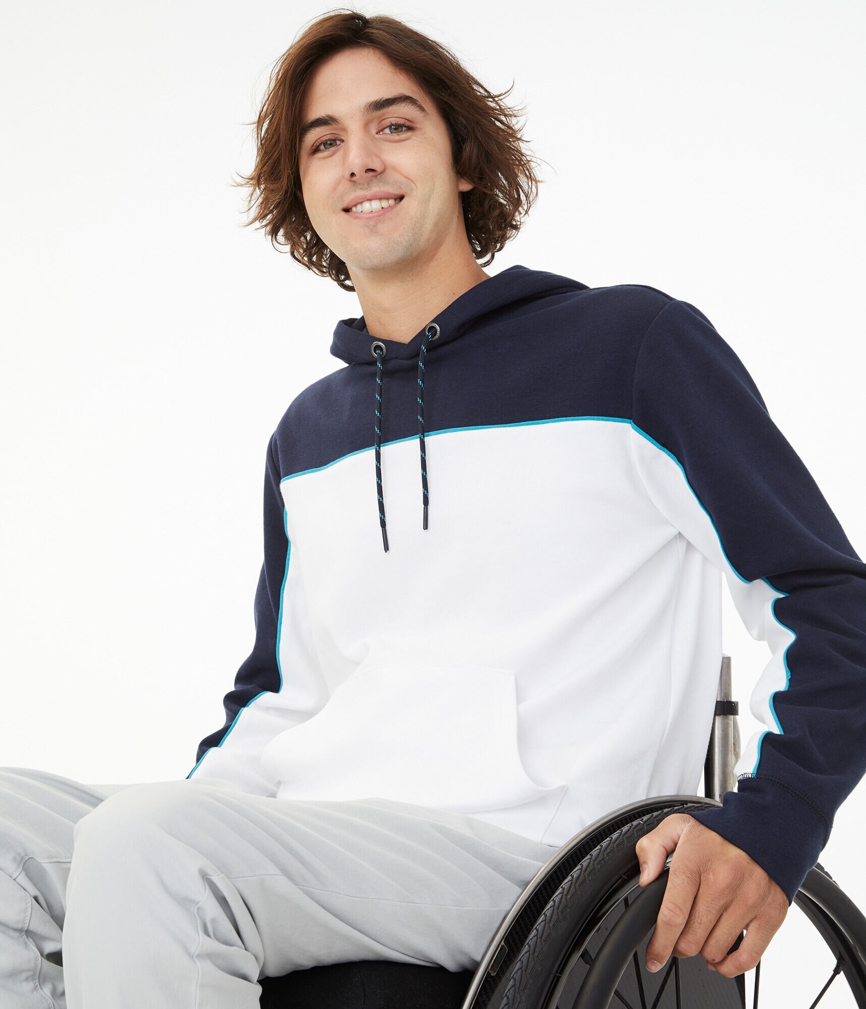 Colorblock Tech Fleece Pullover Hoodie