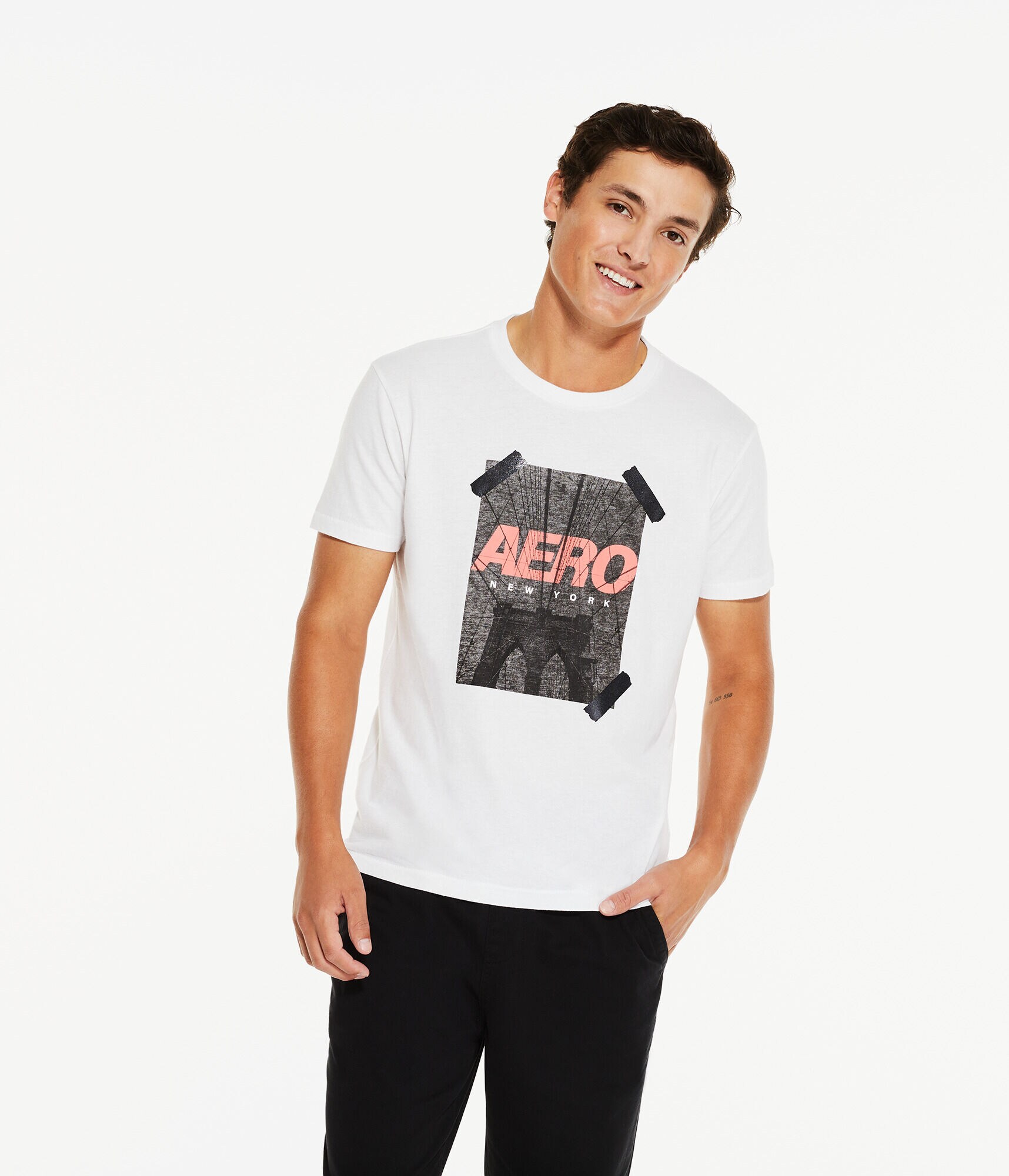 Aero Taped Bridge Photo Graphic Tee