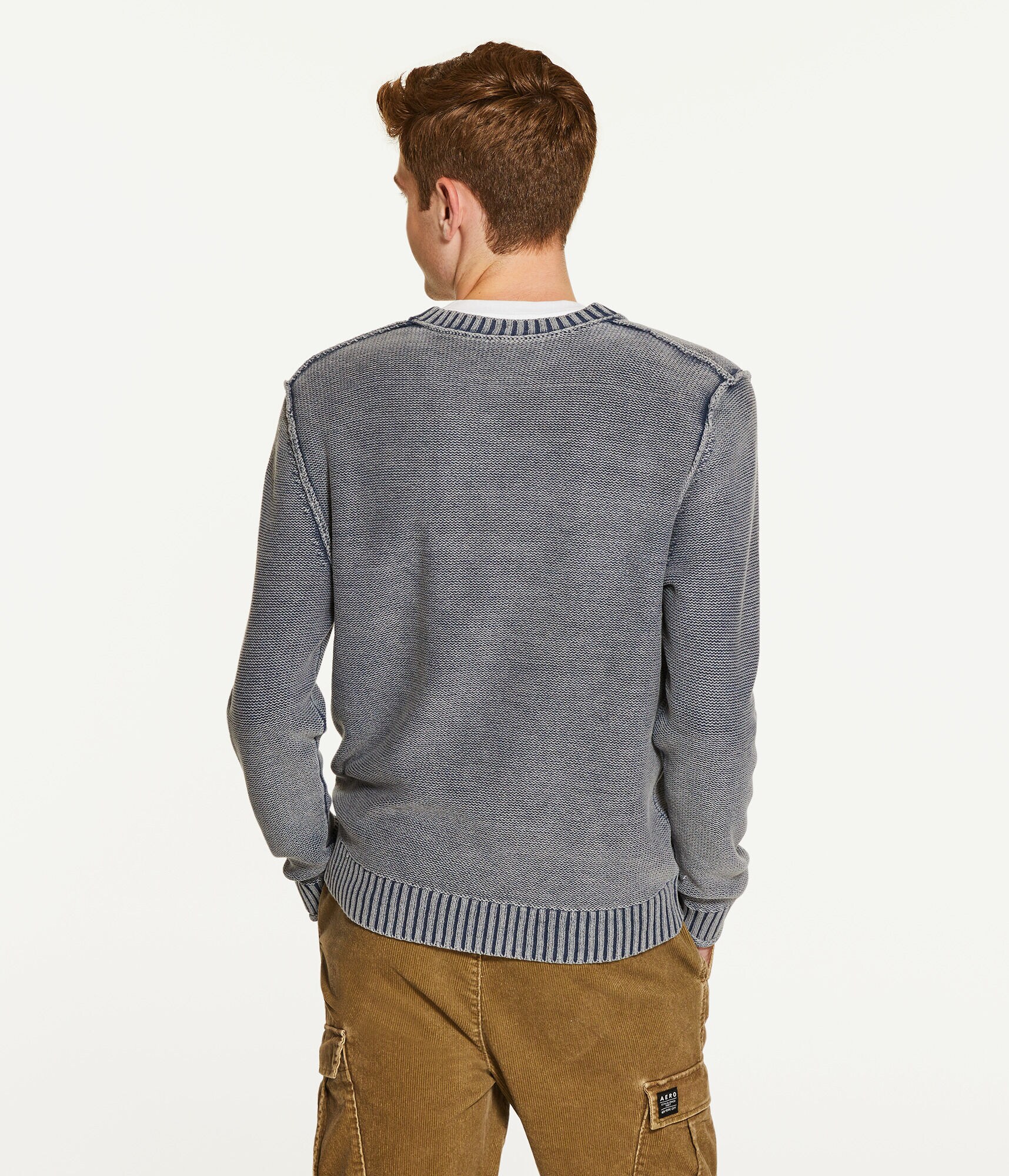 Faded Crew Sweater