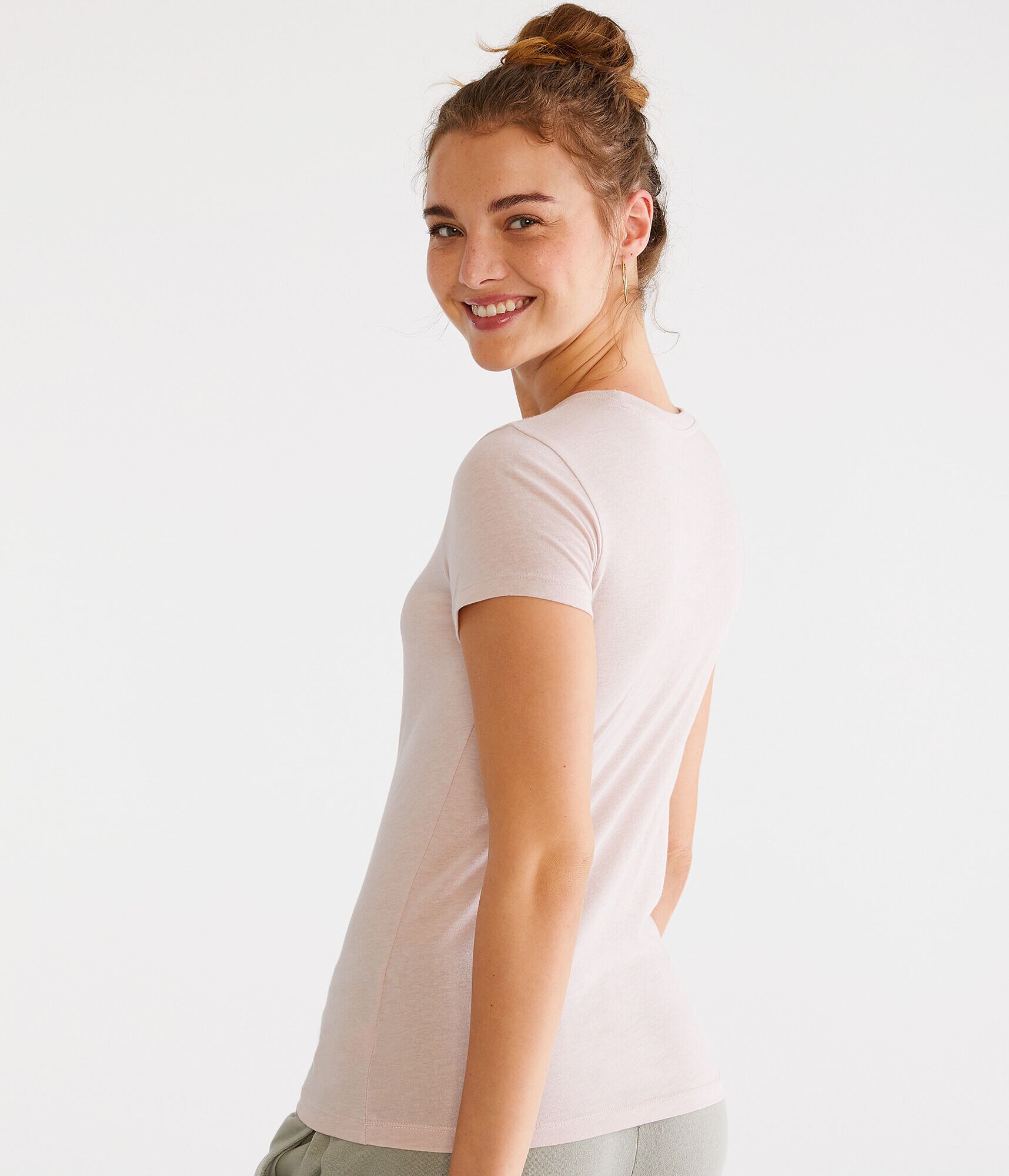 Aeropostale Rose Butterfly Foil Graphic Tee