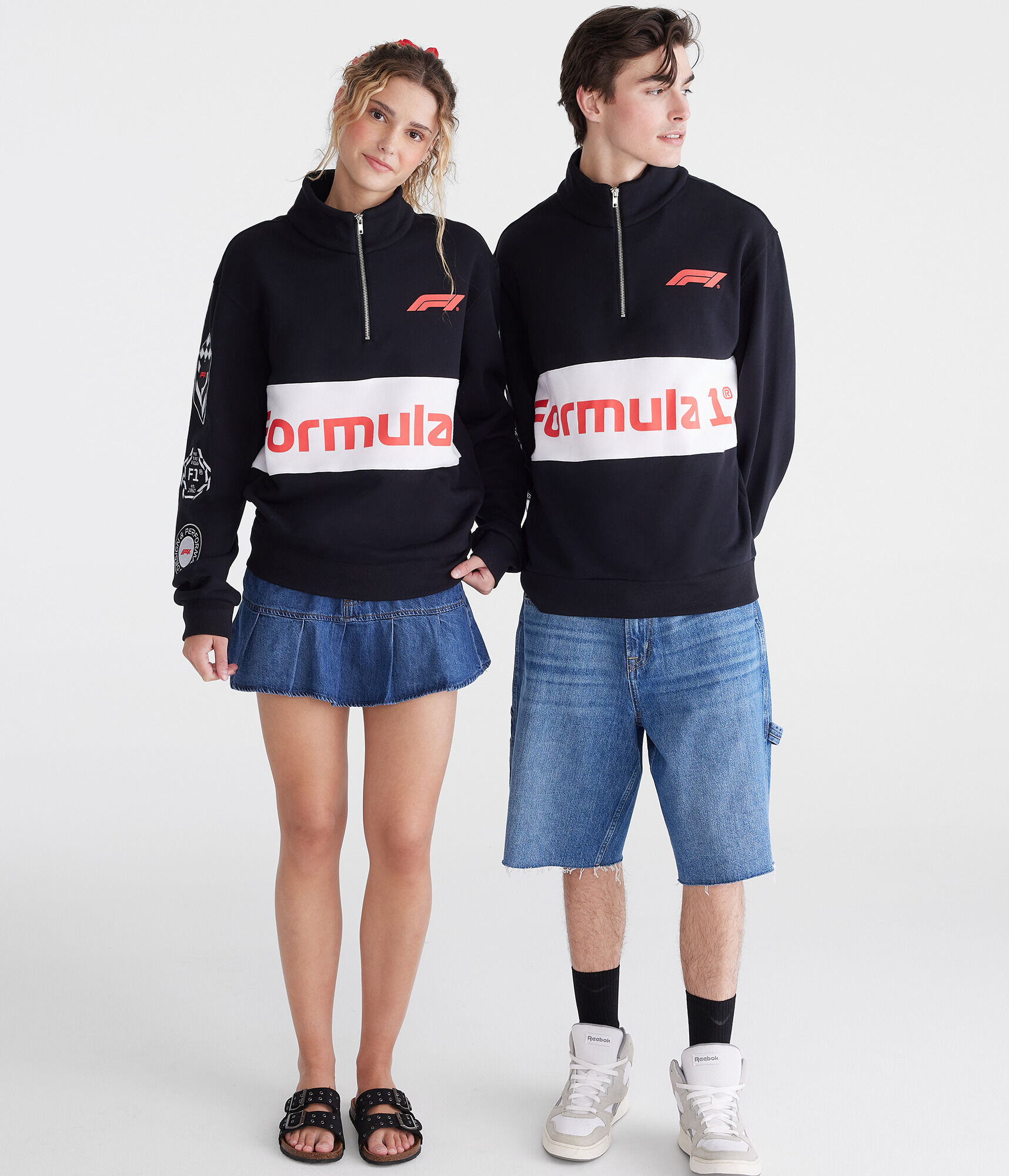 福袋 公式 Formula 1® Colorblocked Quarter-Zip Sweatshirt 着せ替え服・アウトフィット