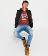 Aeropostale Athletic Dept Thermal Pullover Hoodie